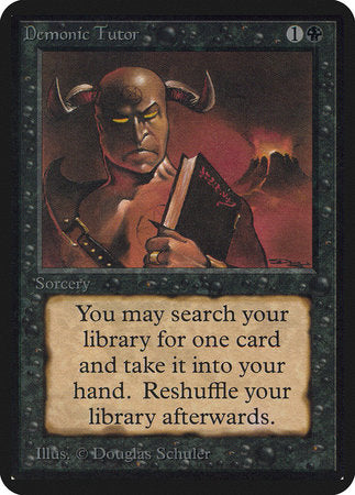 Demonic Tutor [Limited Edition Alpha] | Magic Magpie