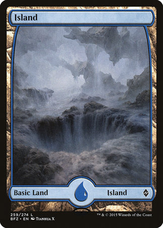 Island (259) - Full Art [Battle for Zendikar] | Magic Magpie