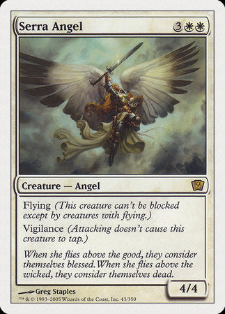 Serra Angel [Ninth Edition] | Magic Magpie