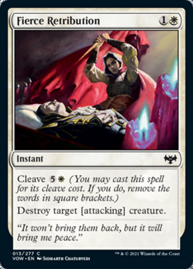 Fierce Retribution [Innistrad: Crimson Vow] | Magic Magpie