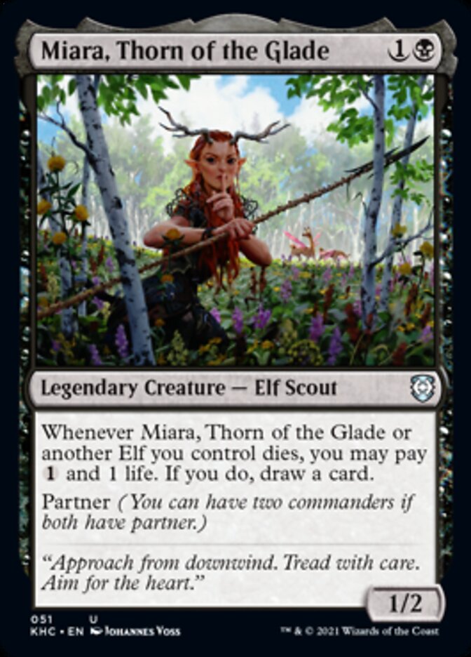 Miara, Thorn of the Glade [Kaldheim Commander] | Magic Magpie