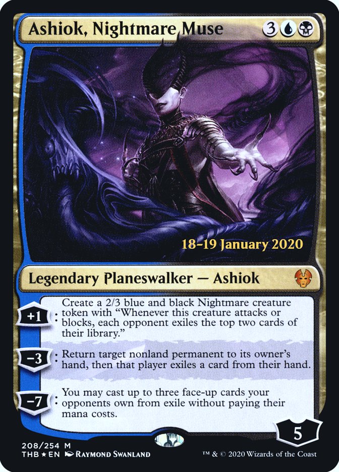 Ashiok, Nightmare Muse [Theros Beyond Death Prerelease Promos] | Magic Magpie