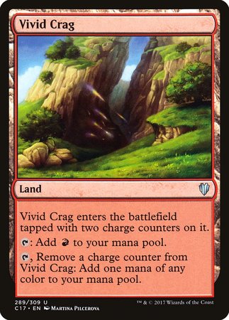 Vivid Crag [Commander 2017] | Magic Magpie