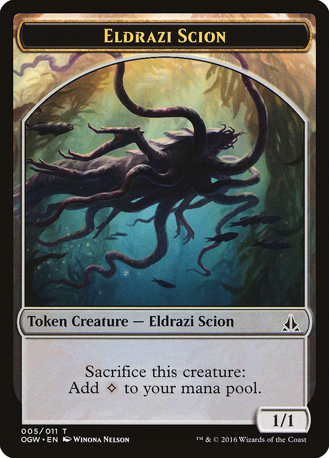 Eldrazi Scion (005/011) [Oath of the Gatewatch Tokens] | Magic Magpie