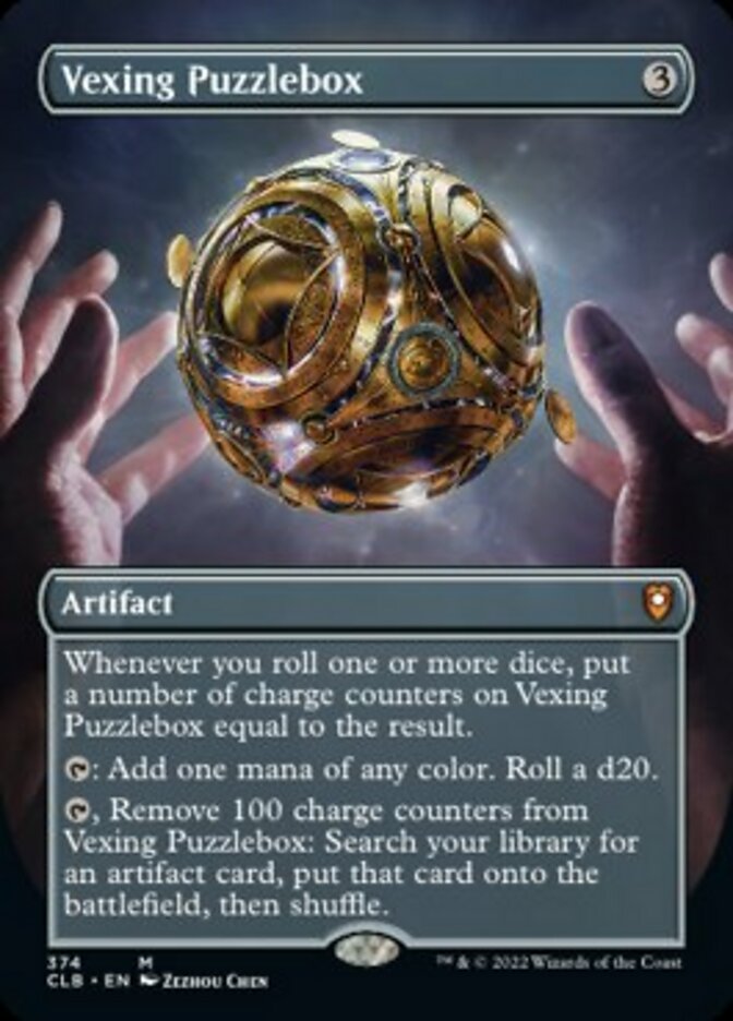 Vexing Puzzlebox (Borderless Alternate Art) [Commander Legends: Battle for Baldur's Gate] | Magic Magpie