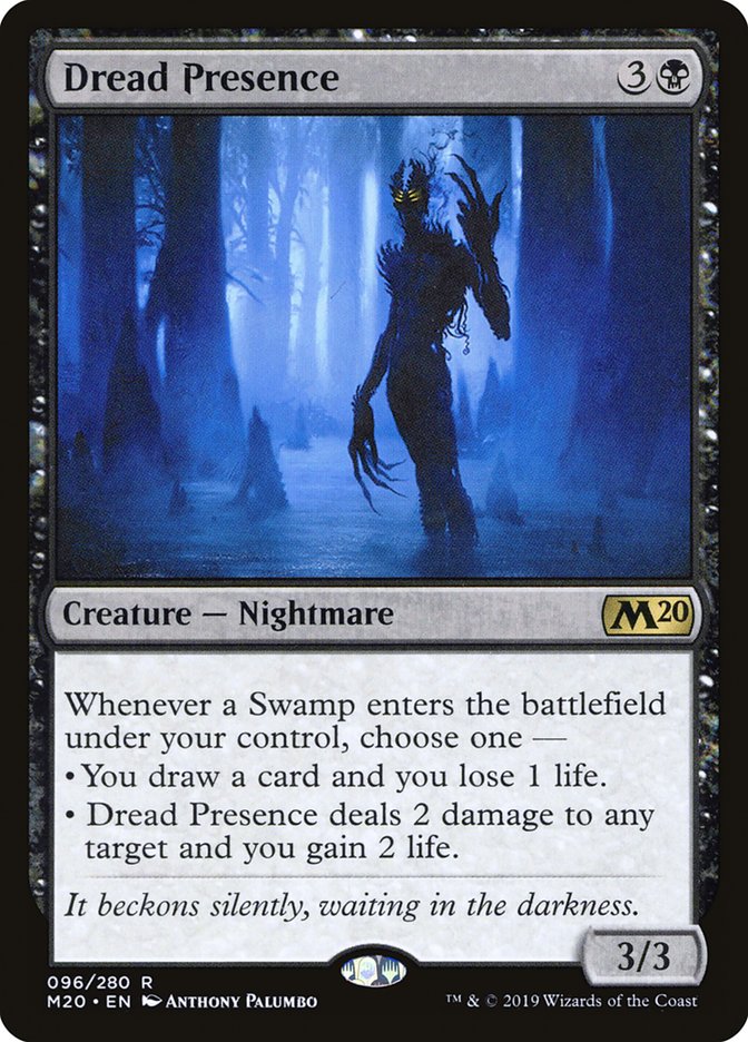 Dread Presence [Core Set 2020] | Magic Magpie