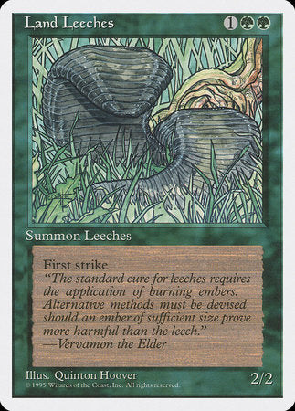 Land Leeches [Fourth Edition] | Magic Magpie