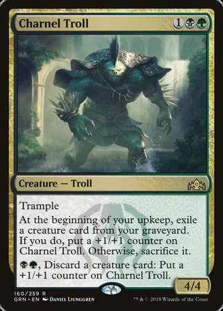 Charnel Troll [Guilds of Ravnica] | Magic Magpie