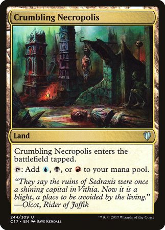 Crumbling Necropolis [Commander 2017] | Magic Magpie