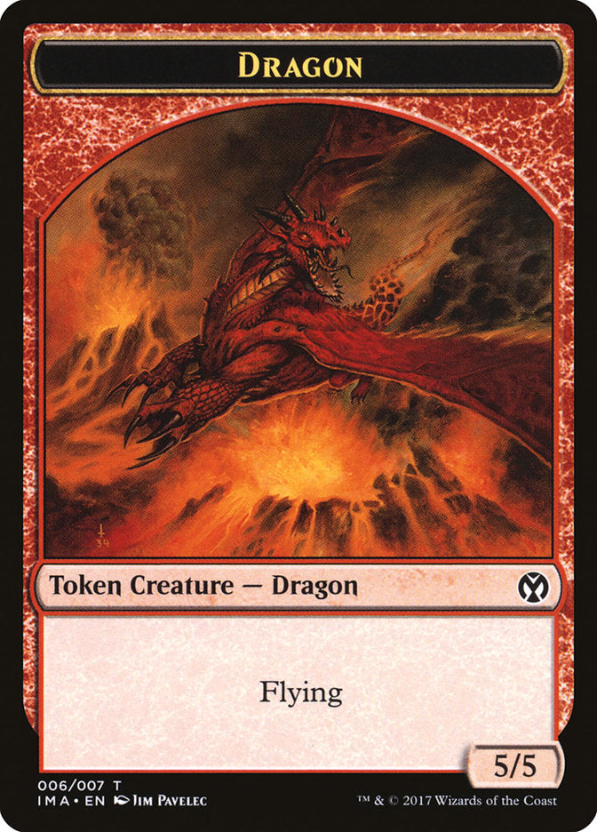 Dragon (006/007) [Iconic Masters Tokens] | Magic Magpie