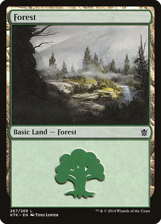 Forest (267) [Khans of Tarkir] | Magic Magpie
