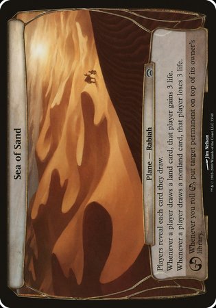 Sea of Sand (Planechase) [Planechase Planes] | Magic Magpie