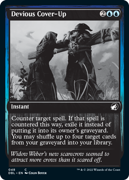 Devious Cover-Up [Innistrad: Double Feature] | Magic Magpie