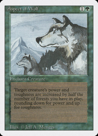 Aspect of Wolf [Revised Edition] | Magic Magpie