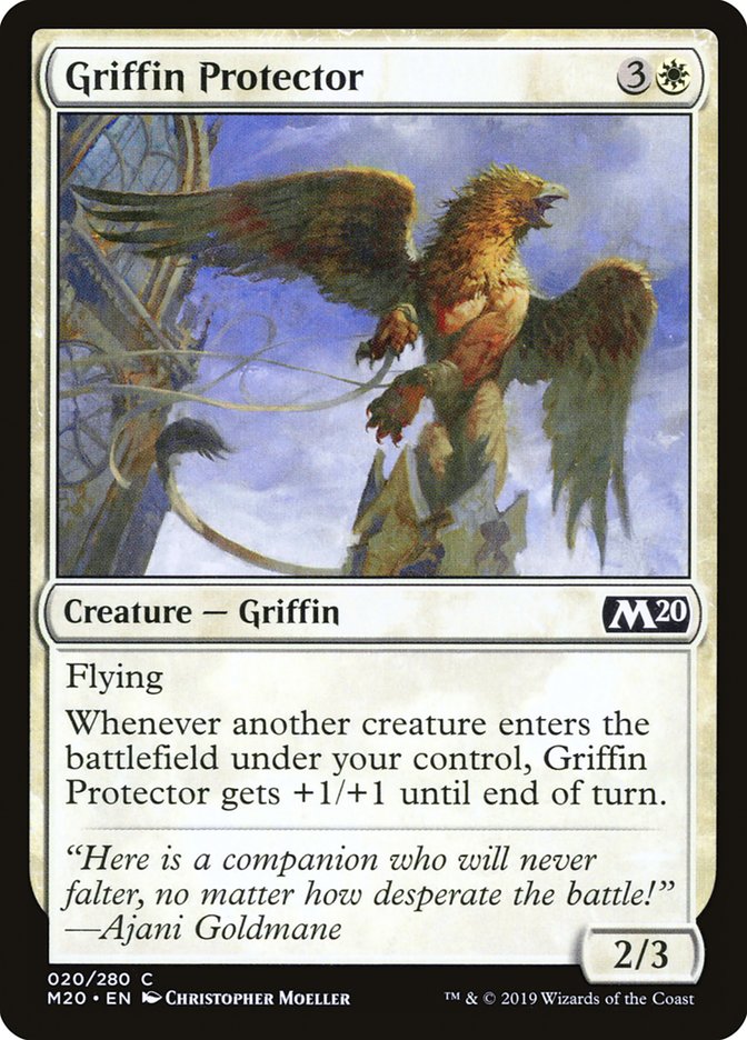Griffin Protector [Core Set 2020] | Magic Magpie