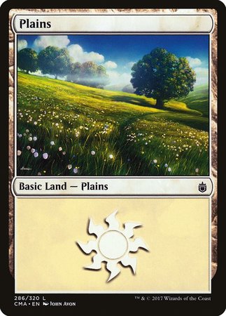 Plains (286) [Commander Anthology] | Magic Magpie