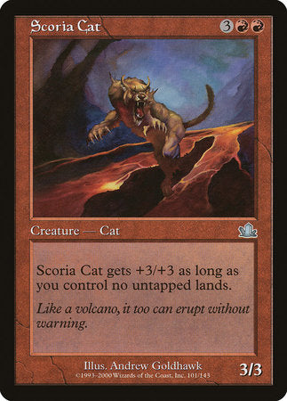 Scoria Cat [Prophecy] | Magic Magpie