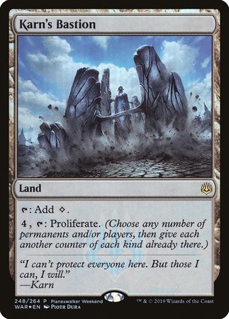 Karn's Bastion [War of the Spark Promos] | Magic Magpie
