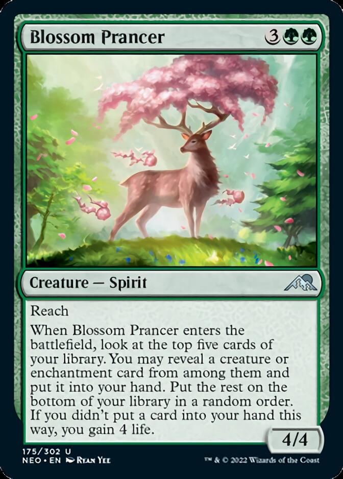 Blossom Prancer [Kamigawa: Neon Dynasty] | Magic Magpie