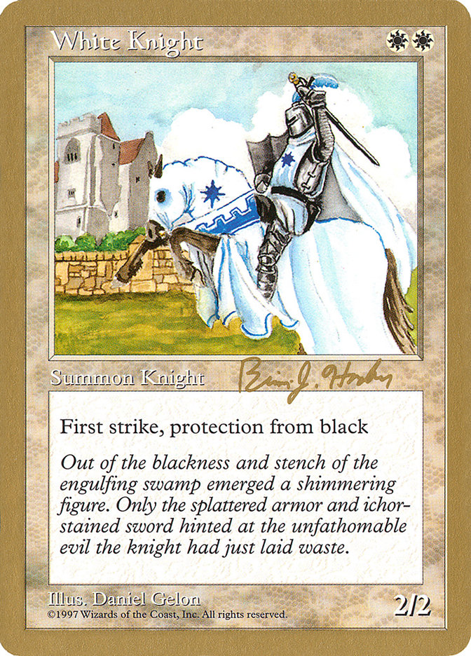White Knight (Brian Hacker) [World Championship Decks 1998] | Magic Magpie