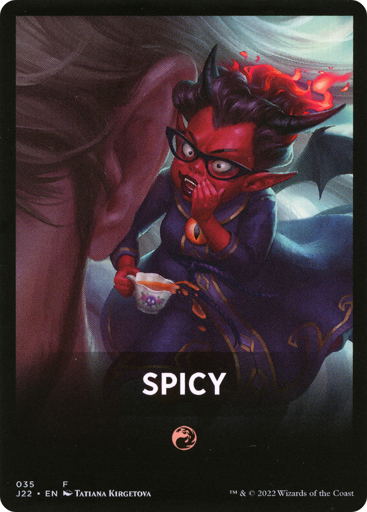 Spicy Theme Card [Jumpstart 2022 Front Cards] | Magic Magpie