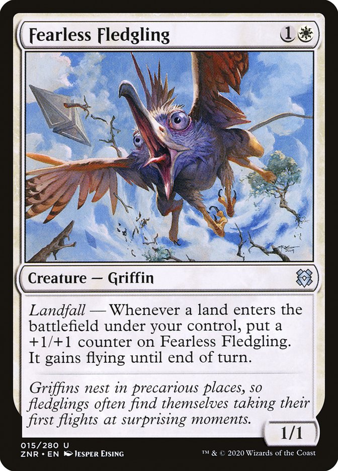 Fearless Fledgling [Zendikar Rising] | Magic Magpie