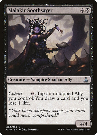 Malakir Soothsayer [Oath of the Gatewatch] | Magic Magpie