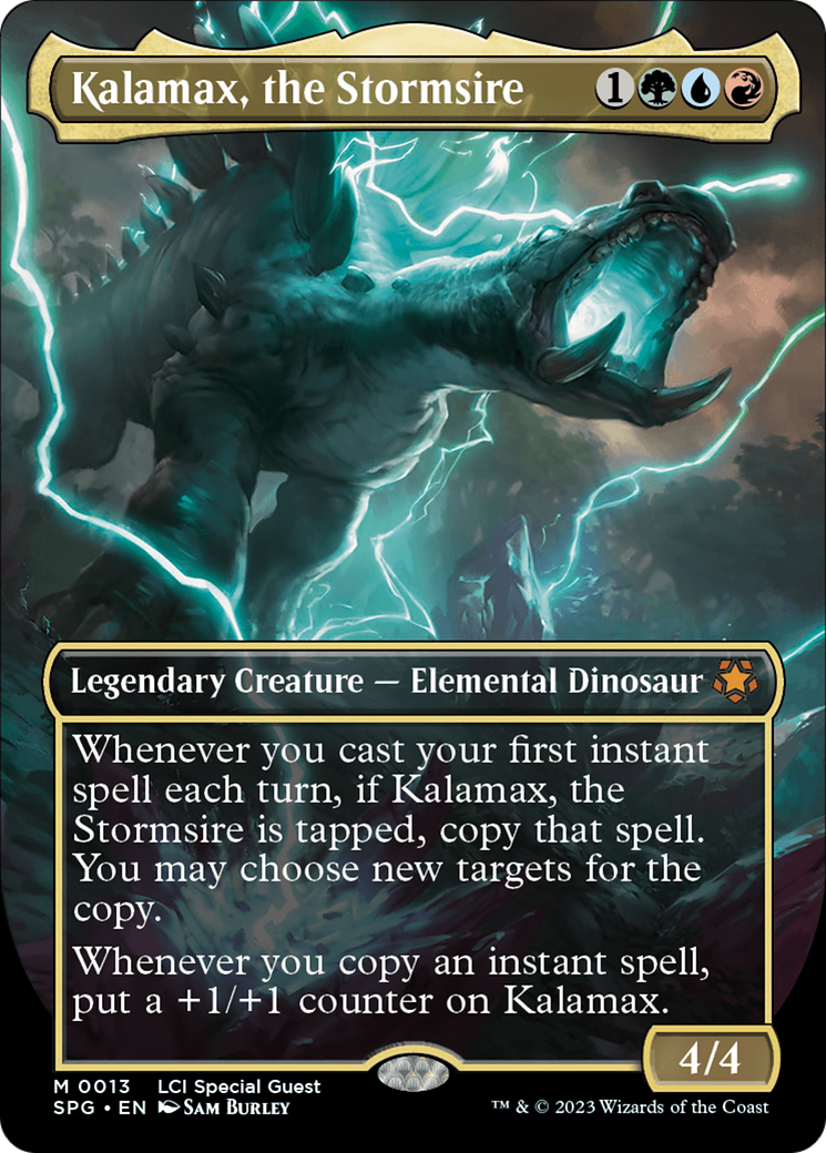 Kalamax, the Stormsire (Borderless) [The Lost Caverns of Ixalan Special Guests] | Magic Magpie