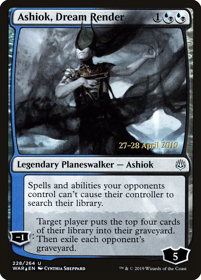 Ashiok, Dream Render  [War of the Spark Prerelease Promos] | Magic Magpie