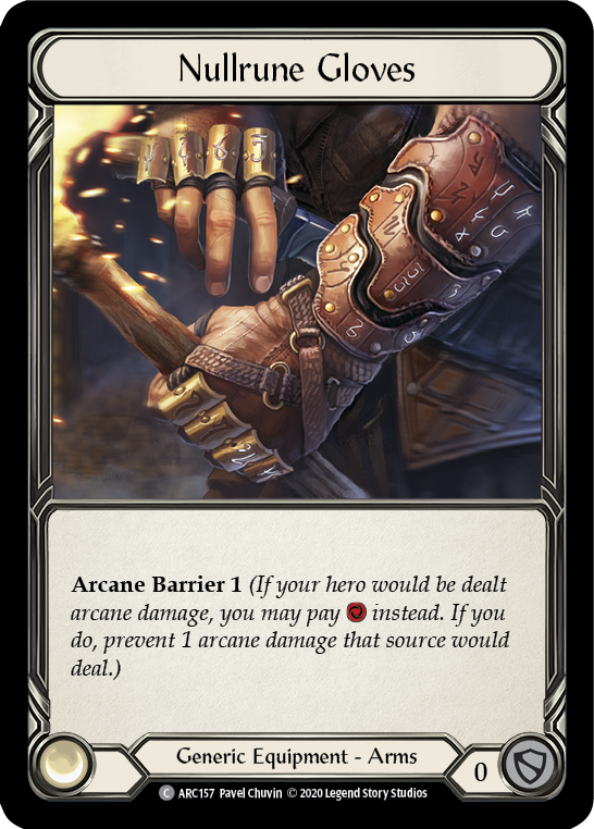 Nullrune Gloves [U-ARC157] Unlimited Normal | Magic Magpie
