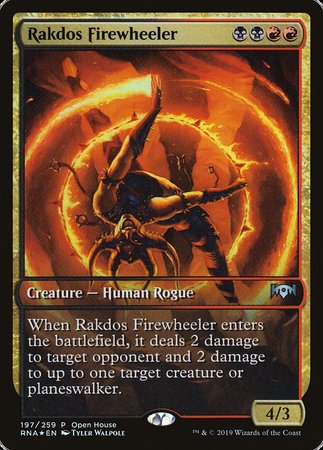 Rakdos Firewheeler [Ravnica Allegiance Promos] | Magic Magpie