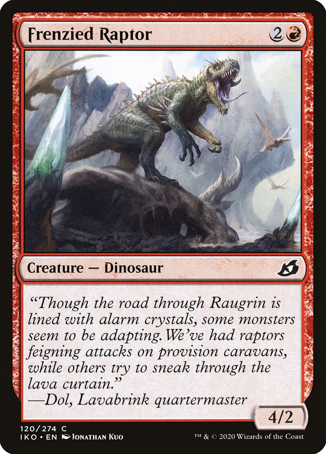Frenzied Raptor [Ikoria: Lair of Behemoths] | Magic Magpie
