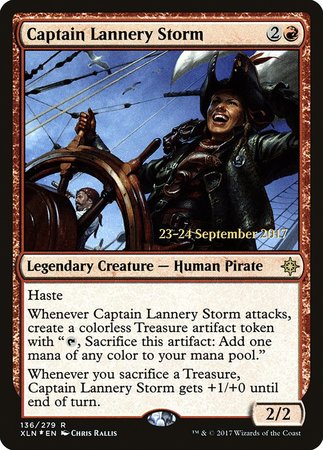 Captain Lannery Storm [Ixalan Promos] | Magic Magpie