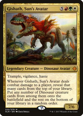 Gishath, Sun's Avatar [Ixalan] | Magic Magpie