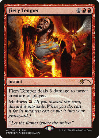 Fiery Temper [Friday Night Magic 2016] | Magic Magpie