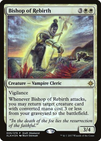 Bishop of Rebirth [Ixalan Promos] | Magic Magpie