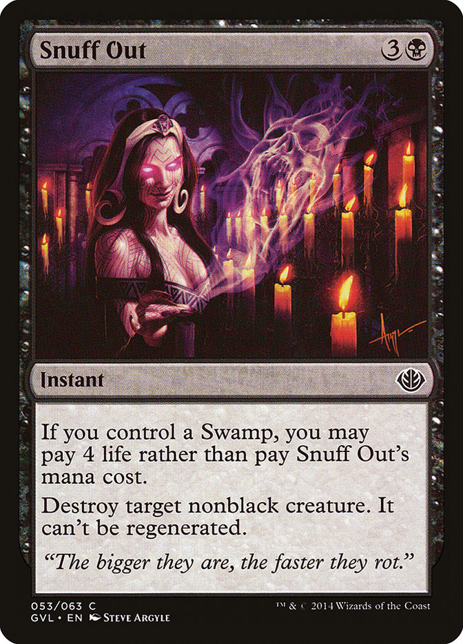 Snuff Out (Garruk vs. Liliana) [Duel Decks Anthology] | Magic Magpie