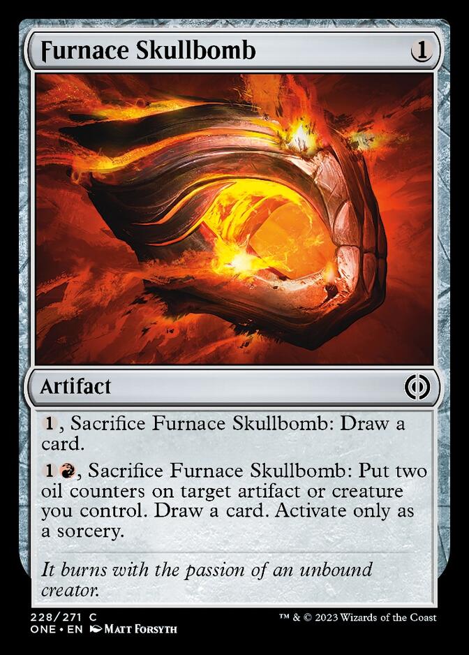 Furnace Skullbomb [Phyrexia: All Will Be One] | Magic Magpie