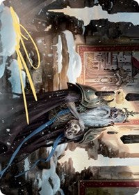 Narfi, Betrayer King Art Card (Gold-Stamped Signature) [Kaldheim: Art Series] | Magic Magpie