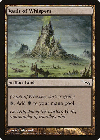 Vault of Whispers [Mirrodin] | Magic Magpie