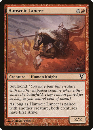 Hanweir Lancer [Avacyn Restored] | Magic Magpie