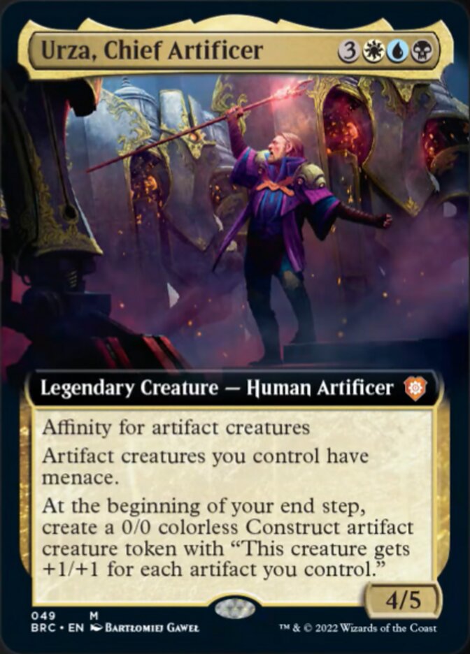 Urza, Chief Artificer (Extended Art) [The Brothers' War Commander] | Magic Magpie