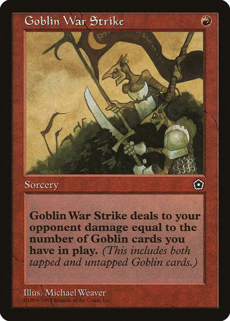 Goblin War Strike [Portal Second Age] | Magic Magpie