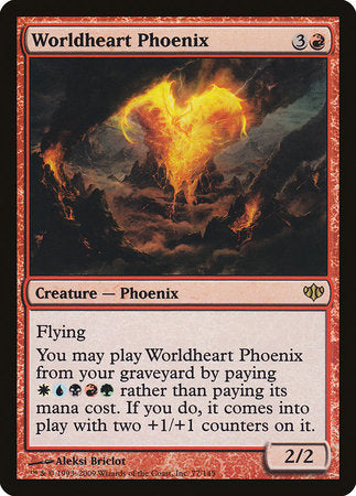 Worldheart Phoenix [Conflux] | Magic Magpie