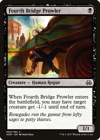 Fourth Bridge Prowler [Aether Revolt] | Magic Magpie