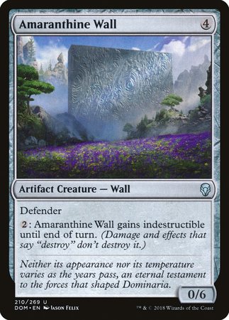 Amaranthine Wall [Dominaria] | Magic Magpie