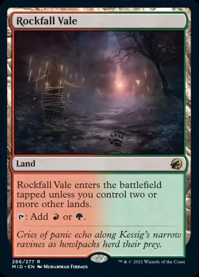 Rockfall Vale [Innistrad: Midnight Hunt] | Magic Magpie