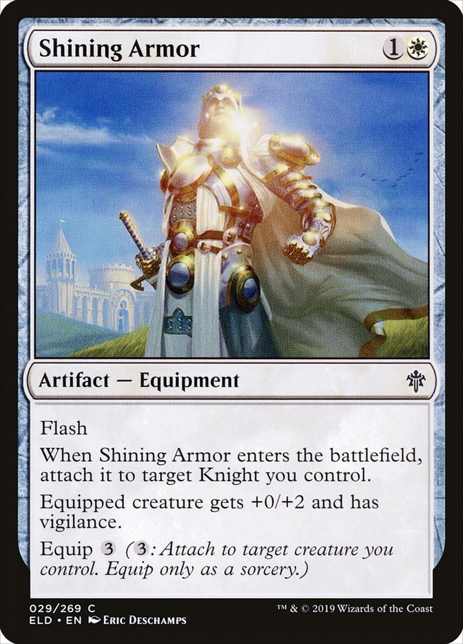 Shining Armor [Throne of Eldraine] | Magic Magpie