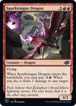 Sparktongue Dragon [Jumpstart 2022] | Magic Magpie