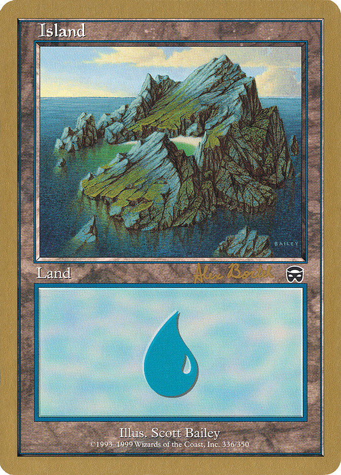 Island (ab336) (Alex Borteh) [World Championship Decks 2001] | Magic Magpie